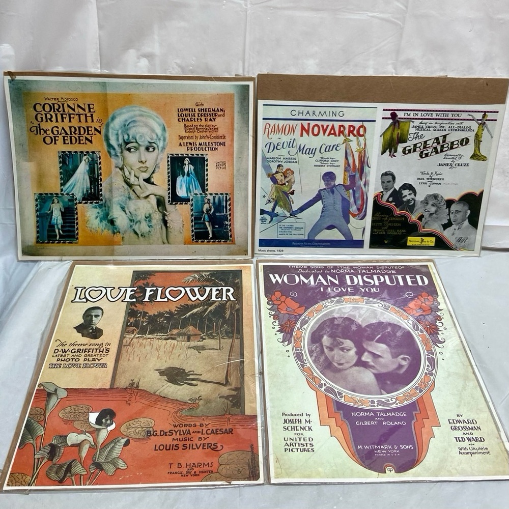 The Garden of Eden, Charming, The Great Garbo, The Love Flower andWoman Disputed